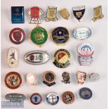 English Football enamel and metal Badges -noted teams of Arsenal v Celtic Tony Adams Testimonial,