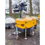 Generac VB-9 diesel driven 4-head LED fast tow mobile lighting tower S/N: 16000669 Recorded Hours: