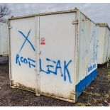 10ft x 8ft steel store site unit Open - No Key  A607756
