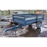 LWC PP2 8ft x 4ft single axle tipping trailer Year: 2022 S/N: 6932-1-1