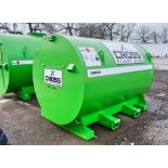 Cross Plant 4,500 litre skid mounted bunded fuel bowser Year: 2022 S/N: 38397 c/w petrol driven