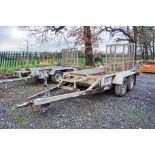 Indespension 8ft x 4ft tandem axle plant trailer S/N: 180951 A700385