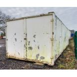 32ft x 10ft steel store site unit A565773 ** No keys but unlocked **