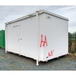 16ft x 8ft steel jack leg 3+1 toilet site unit Comprising of: Gents toilet(3 - cubicles, 2 - urinals