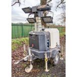 Generac V20 diesel driven 4-head LED fast tow mobile lighting tower Year: 2017 S/N: 1705275 Recorded