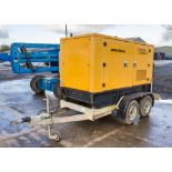 Hilta C150 Pro-Flo diesel driven tandem axle fast tow water pump Year: 2015 S/N: 1310428 Recorded