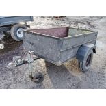 5ft x 3ft single axle trailer ** No VAT on hammer price but VAT will be charged on the buyer's