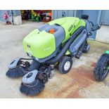 Green Machines 414RS diesel driven ride on sweeper Recorded hours: 251