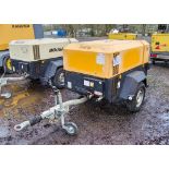 Doosan 7/41 diesel driven fast tow mobile air compressor Year: 2013 S/N: 431907 Recorded Hours: 1445