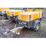 Doosan 7/41 diesel driven fast tow mobile air compressor Year: 2014 S/N: 432799 Recorded Hours: 1490