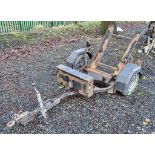 Single axle pedestrian roller trailer A681633