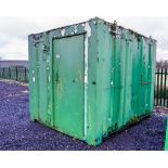 10ft x 8ft steel anti-vandal office site unit c/w keys ** No VAT on hammer but VAT will be charged