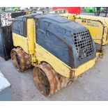 Bomag diesel driven double drum trench roller c/w remote control