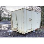 Groundhog 12ft x 8ft steel anti-vandal mobile welfare site unit Comprising canteen area, toilet
