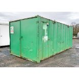 21ft x 9ft steel store site unit A579004 ** No keys but unlocked **