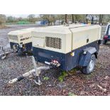 Doosan 7/72 diesel driven fast tow mobile air compressor Year: 2014 S/N: 54206 Recorded hours:
