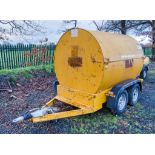Trailer Engineering 2140 litre tandem axle fast tow bunded fuel bowser c/w manual pump, delivery