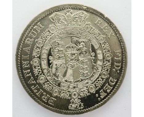1817 George III silver half crown. P&amp;P Group 0 (£5+VAT for the first lot and £1+VAT for subsequent lots) 