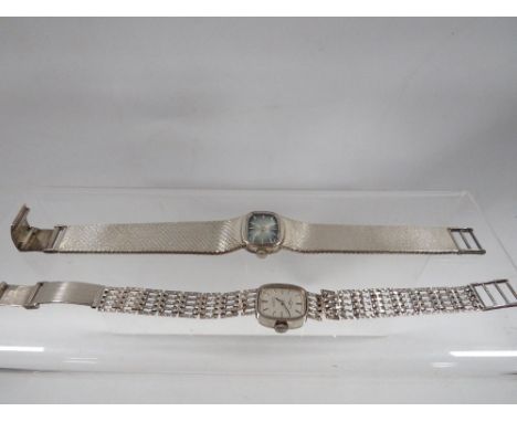 A hallmarked silver rotary wrist watch together with a Talis example