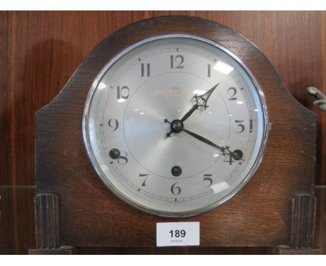 A vintage mantle clock