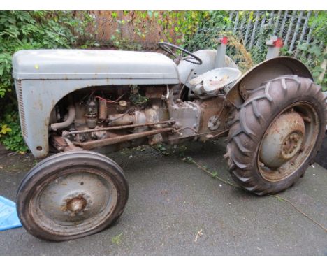 A 'Little Grey Fergie' vintage tractor for restoration