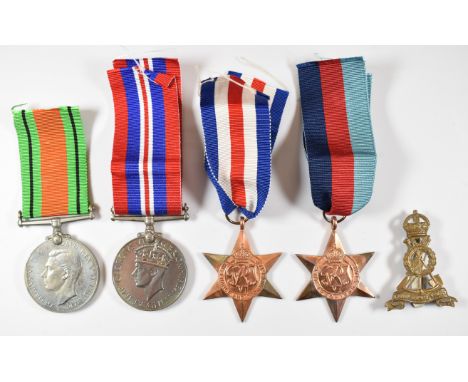 British Army WW2 medals comprising 1939 / 1945 Star, France &amp; Germany Star, Defence Medal and War Medal for T/164627 Driv