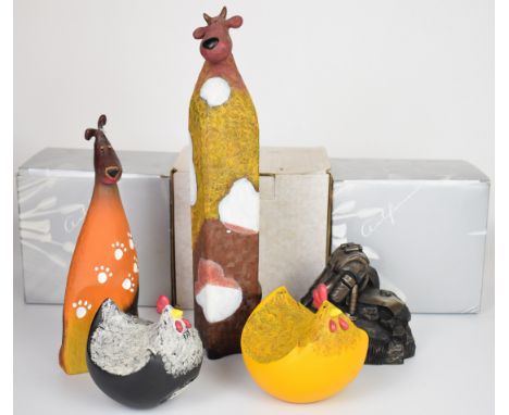 Art Forum Farmyard Fun animal figures, tallest 32cm