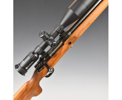 Parker-Hale 1200TX 7.62 NATO bolt-action target rifle with semi-pistol grip, sling mounts adjustable butt plate, Nikko Stirli