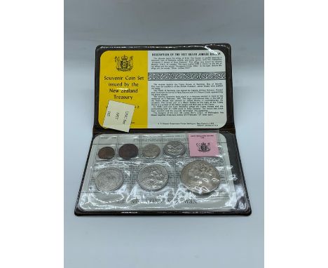 A 1977 Souvenir Coin set issued by The New Zealand Treasury