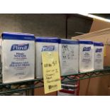 Lot de (5) désinfectant à main PURELL - 5 Litres total