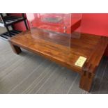 Table à café bois - 63 x 32"