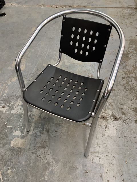 (10) Chaises Terrasse, aluminium