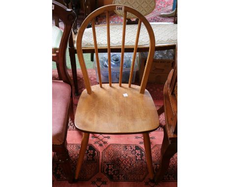 Ercol Blonde Elm stick back chair 