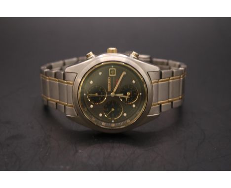 Gents Seiko Chronograph Titanium wristwatch 
