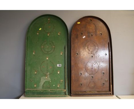 Corinthian 10 Bagatelle board and another board 