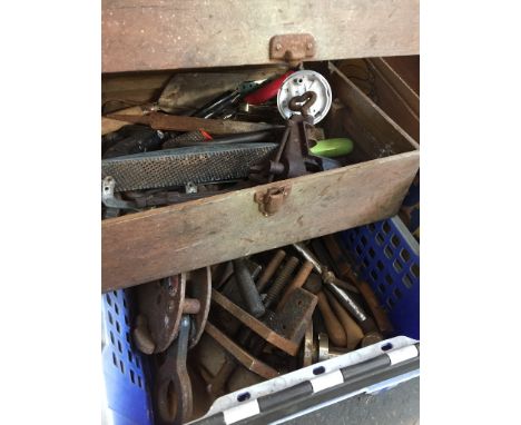 TWO BOXES OF TOOLS