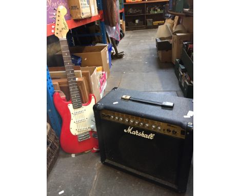 GUITAR AND AMPLIFIER