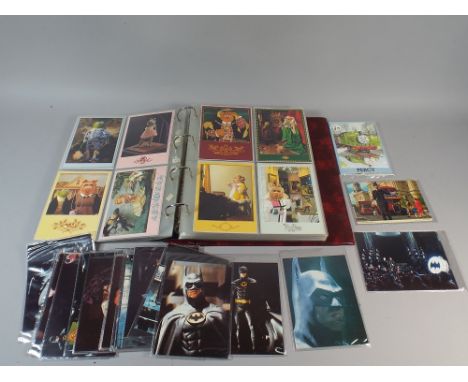 A Ring Binder Containing a Large Number of Post Cards to Include Thomas the Tank Engine, Thunderbirds, Sting Ray, Joe 90, Rai