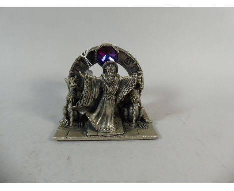 A Myth and Magic Pewter Figure Group, The Loyal Dragons