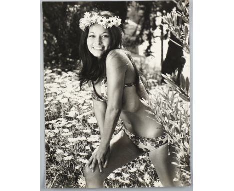 Alma McGoldrick "Maria Vasquez - Eine Mexikanische Schönheit", Camera Press London  s/w- Fotografie, verso auf Etikett typogr