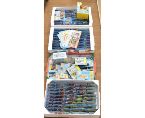 123 x Thomas the Tank Engine and Friends Take Along diecast models, including metallic versions, Christmas models, etc. All b