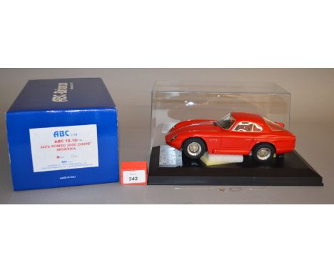 ABC Brianza ABC18.10 1:18 scale Alfa Romeo 2000 Coupe Sportiva kit built resin and metal model, finished to a high standard, 