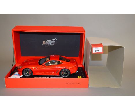 BBR Models P1823 1:18 scale Ferrari 599 GTO resin and metal kit built model, finished to a high standard, ltd.ed. 53/100. E, 