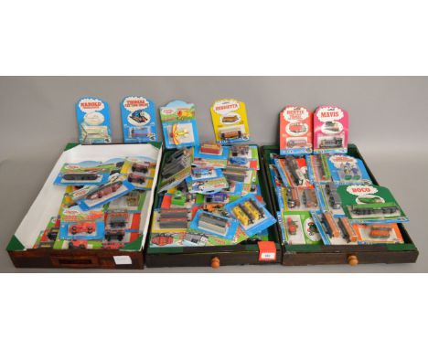 66 x ERTL Thomas the Tank Engine and Friends diecast models, including: Thomas; Daisy; Boco; Fat Controller and Porter; etc. 