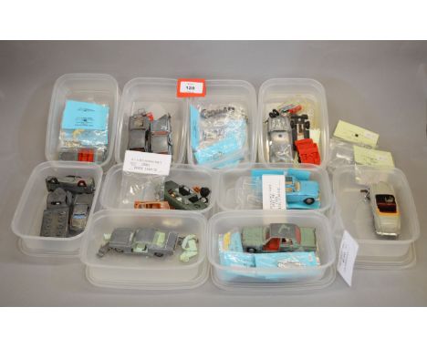 A quantity of diecast and plastic models for restoration, including examples by Tri-ang, Chad Valley, Lone Star and others, m
