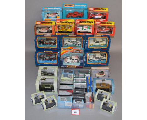 Thirty six boxed diecast models by Oxford, Matchbox and others including models in both 1:43 and 1:76 scale. Overall models a