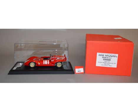 MG Model Plus MG18.47B 1:18 scale Ferrari 212E European Hill Climb Championship 1969 Ollon-Villars #181 P. Schetty resin and 