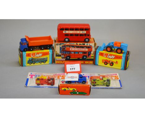 Seven boxed Lone Star miniature diecast models from the 'Impy' and 'Commercials' model ranges, including an Impy Foden Batter