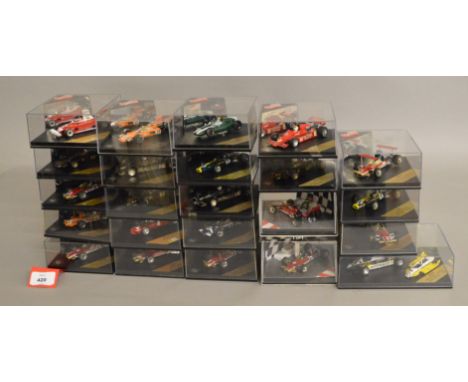 23 x Vitesse 1:43 scale diecast model racing cars, mostly Quartzo but some World Champions. All boxed, overall appear VG.