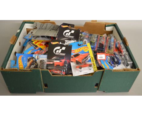 150 x Mattel Hot Wheels diecast cars, including Gran Turismo, Cars of the Decades, Hot Ones, City, etc. All carded and appear